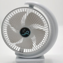 Load image into Gallery viewer, Labcult Personal Air Circulator Mini Box Fan Tabletop Quiet 9 Inch Desk Box Fans White Perfect for Travel or Desktop Use
