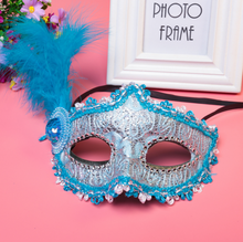 Load image into Gallery viewer, Zortwury Masquerade Mask for Women Venetian Mask/Halloween/Party/Ball Prom/Mardi Gras/Wedding/Wall Decoration
