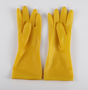 AWEASROY Reusable Household Gloves, Rubber Dishwashing Gloves, Extra Thickness, Long Sleeves, Kitchen Cleaning, Working, Painting, Gardening, Pet Care