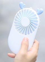 Load image into Gallery viewer, RCKBROKL Mini Handheld Fan Battery Operated Small Personal Portable Fan Speed Adjustable USB Rechargeable Fan Cute Design Powerful Eyelash Fan for Stylish Kids Girls Women Men Indoor Outdoor Travelling
