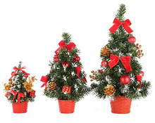 Load image into Gallery viewer, Wzporzst Artificial Mini Christmas Tree Tabletop Christmas Tree Desk Classic Series Holiday Decoration
