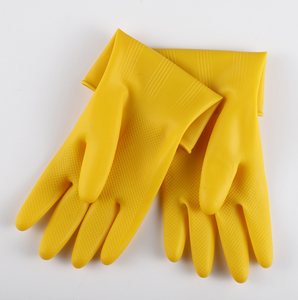 AWEASROY Reusable Household Gloves, Rubber Dishwashing Gloves, Extra Thickness, Long Sleeves, Kitchen Cleaning, Working, Painting, Gardening, Pet Care