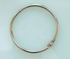 ZUVRYME Inner Diameter Metal Flat Curtain Rings with Eyelets