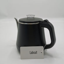 Load image into Gallery viewer, Labcult Electric Kettle, Pour Over Kettle &amp; Coffee Kettle, 100% Stainless Steel Inner Lid &amp; Bottom, 1200 Watt Quick Heating, 0.8L, Black
