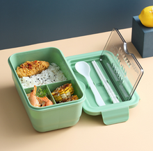 Load image into Gallery viewer, LICAXVL Lunch Containers Kids Lunch Box Microwave/Freezer/Dishwasher Safe (Flatware Included)
