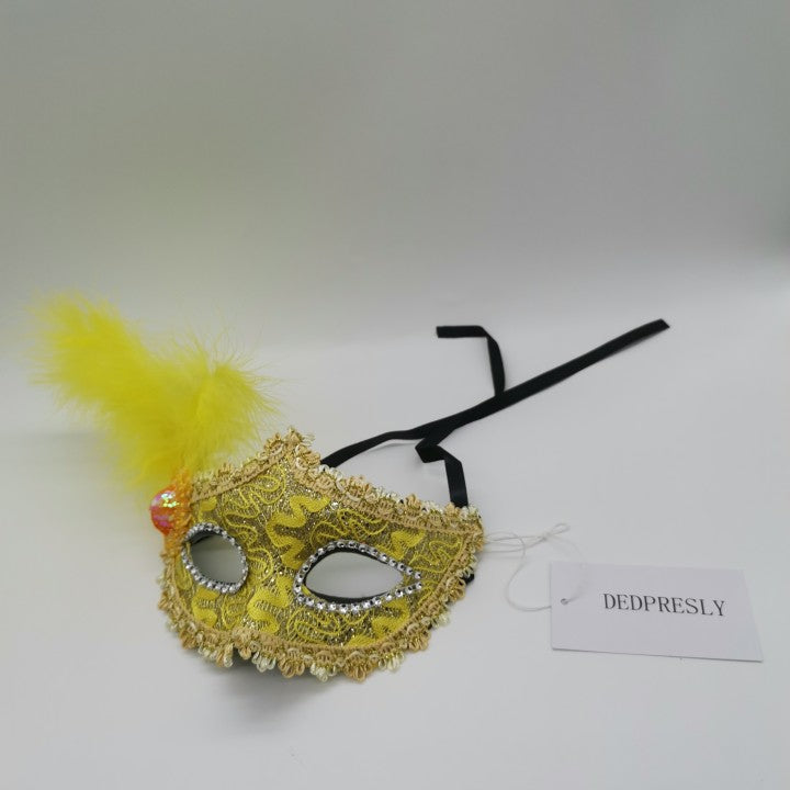 DEDPRESLY Masquerade Mask for Women Venetian Mask/Halloween/Party/Ball Prom/Mardi Gras/Wedding/Wall Decoration