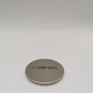 LIDMERNS Regular Mouth Metal One Piece Mason Jar Safety Button Lids (Pack of 1, Silver)