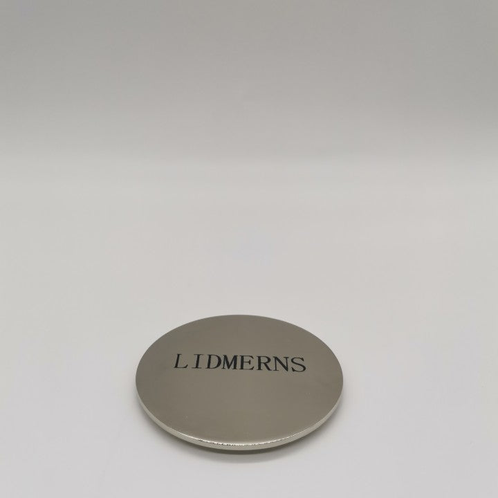 LIDMERNS Regular Mouth Metal One Piece Mason Jar Safety Button Lids (Pack of 1, Silver)