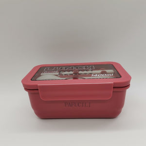 PAFUCILI Lunch Containers Kids Lunch Box Microwave/Freezer/Dishwasher Safe (Flatware Included)