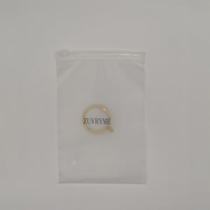 ZUVRYME Inner Diameter Metal Flat Curtain Rings with Eyelets